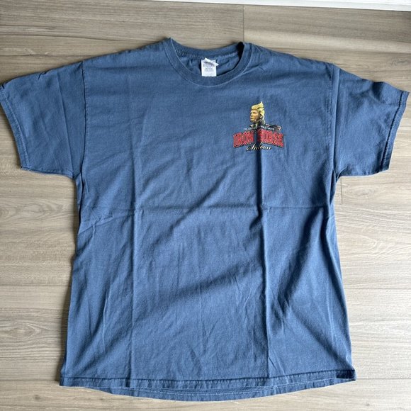Gildan Other - Iron Horse‎ Saloon T Shirt Donald Trump Rare Mens XL Blue MAGA Eagle